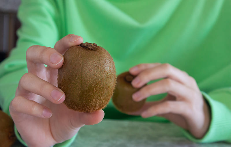 Kiwi fruit promoting overall health benefits