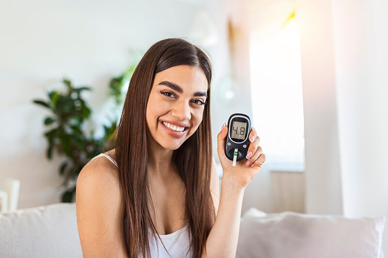 Easy home monitoring of blood sugar levels